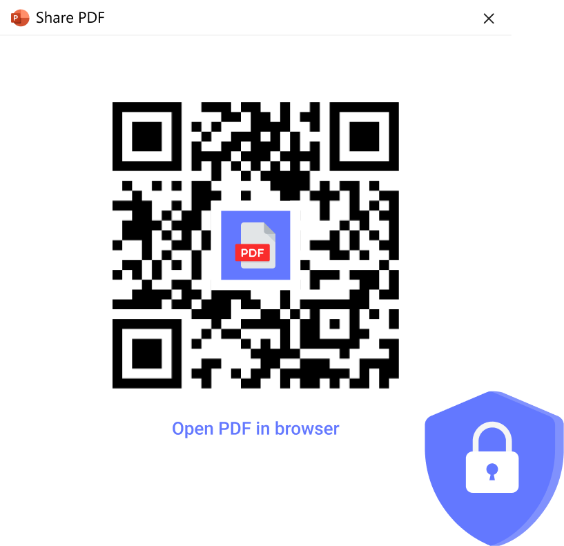 Secure PDF sharing