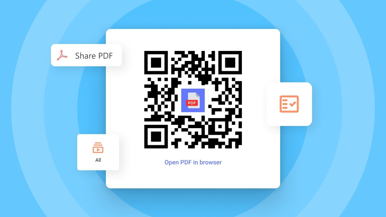 Share PowerPoint as PDF via QR